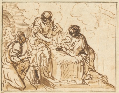 The Adoration of the Shepherds. Creator: Agostino Masucci.