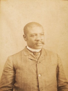 Studio portrait of a man, c1880-c1889. Creator: G Everett.