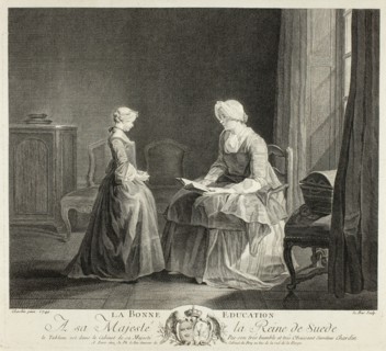 The Good Education, 1749. Creator: Jacques Philippe Le Bas.