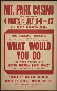 What Would You Do, Holyoke, MASS, [193-]. Creator: Unknown.