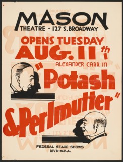 Potash and Perlmutter, Los Angeles, 1936. Creator: Unknown.