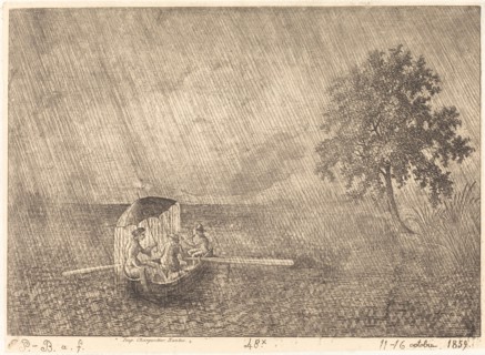 The Big Shower, 1859. Creator: Emmanuel Phélippes-Beaulieu.