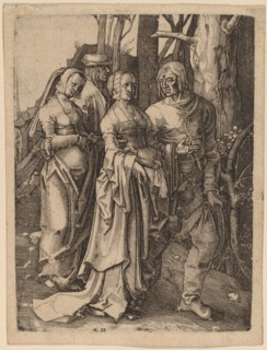 The Two Couples in the Forest. Creator: Hieronymous Wierix.
