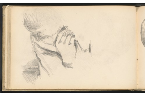 Hand and Shoulder of a Boy, c. 1885. Creator: Paul Cezanne.