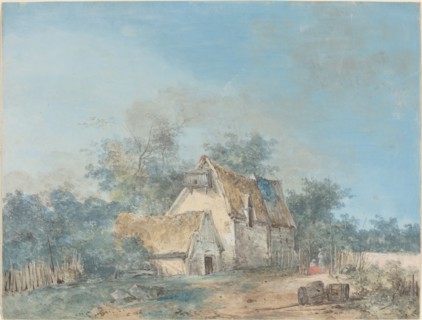 Landscape, probably c. 1780. Creator: Louis Gabriel Moreau.