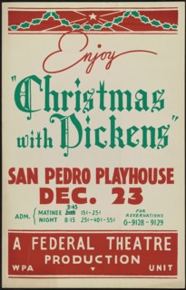 Christmas with Dickens, San Antonio, 1936. Creator: Unknown.