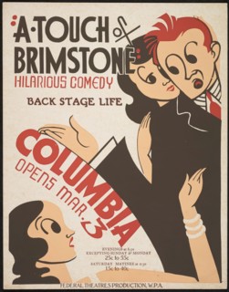A Touch of Brimstone, San Francisco, 1937. Creator: Unknown.