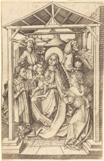 The Adoration of the Magi, c. 1460/1465. Creator: Master ES.