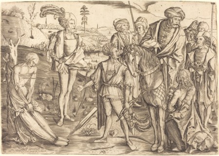 The Testing of the King's Sons, c. 1500. Creator: Master MZ.