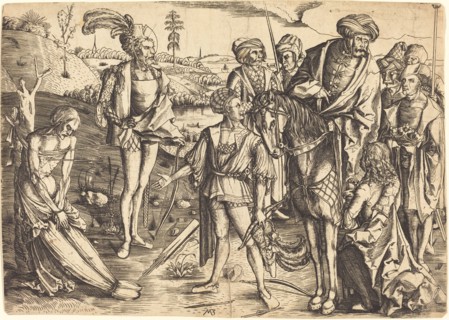 The Testing of the King's Sons, c. 1500. Creator: Master MZ.