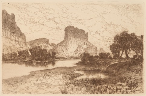 Green River, Wyoming Territory, 1886. Creator: Thomas Moran.
