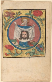 Saint Veronica with the Sudarium, c. 1500. Creator: Unknown.