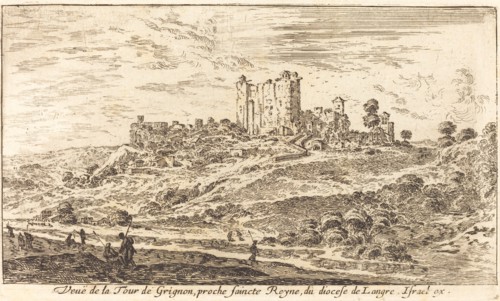 Veue de la Tour de Grignon, 1650. Creator: Israel Silvestre.