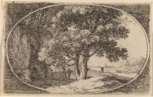 The Tree with a Double Trunk. Creator: Herman van Swanevelt.