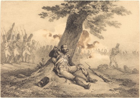 Gredin de Sort!..., 1823. Creator: Emile Jean-Horace Vernet.