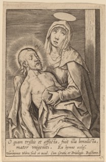 O quam tristis et afflicta .... Creator: Hieronymous Wierix.