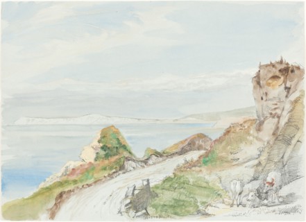 Freshwater Bay, Isle of Wight, 1839. Creator: George Hayter.