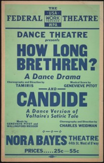 How Long Brethren?, New York City, [193-].  Creator: Unknown.