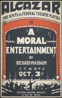 A Moral Entertainment, San Francisco, 1938. Creator: Unknown.
