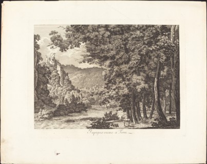 Papigno, vicino a Terni, 1794. Creator: Jacob Wilhelm Mechau.