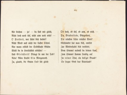 Auch ein Todtentanz: Text Page, 1849. Creator: Alfred Rethel.