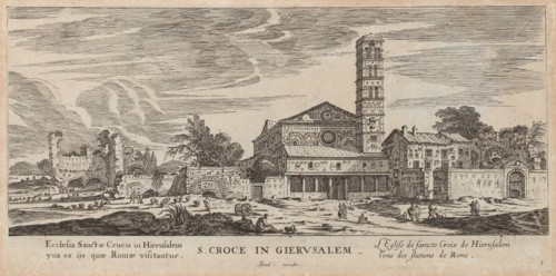 S. Croce in Gierusalem, 1640-1660. Creator: Israel Silvestre.