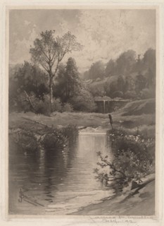 An Old Dam Near Montrose, 1891. Creator: James David Smillie.
