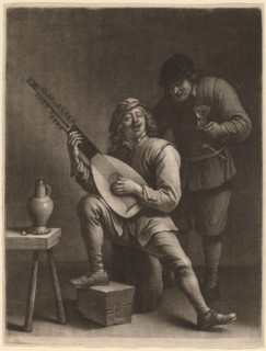 The Lute Player and the Drinker. Creator: Wallerant Vaillant.