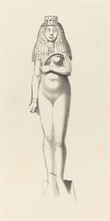 Figure of Bubaste or Isis, published 1829. Creator: W Walton.