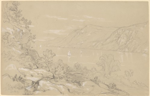North from Storm King, 1850s. Creator: John William Casilear.