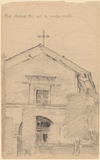 Mission Dolores, San Francisco, 1913. Creator: Arthur Davies.
