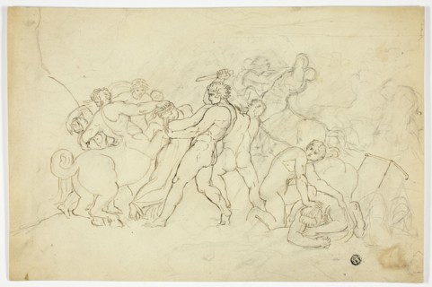 Battle of Lapiths and Centaurs, n.d. Creator: Joshua Cristall.