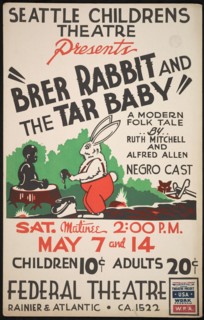 Brer Rabbit and the Tar Baby, Seattle, 1938. Creator: Unknown.