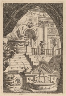 Fantasy of an Antique Temple, 1770/1780. Creator: Karl Schutz.