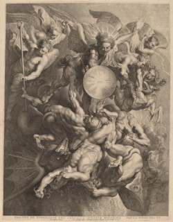 The Fall of the Rebel Angels, 1621. Creator: Lucas Vorsterman.