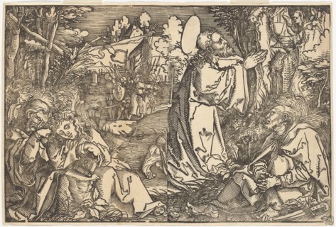 Christ on the Mount of Olives, c. 1522. Creator: Hans Weiditz.