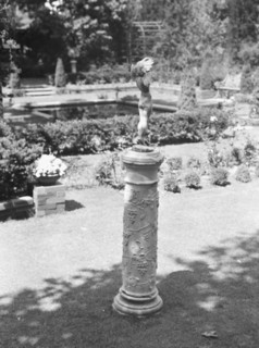 Edge, Charles N., garden, 1933 June 18. Creator: Arnold Genthe.