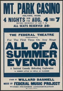 All of a Summer Evening, Holyoke, MA, [193-]. Creator: Unknown.