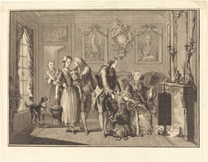 La jolie fermiere. Creators: Joseph de Longueil, Charles Eisen.