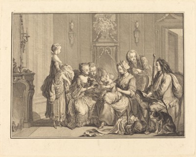 Le belle nourrice. Creators: Joseph de Longueil, Charles Eisen.