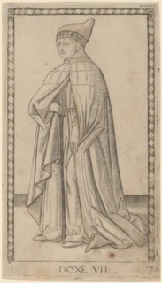 Doxe (Doge), c. 1465. Creator: Master of the E-Series Tarocchi.