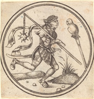 The Jack of Parrots, c. 1500. Creator: Master P. W. of Cologne.