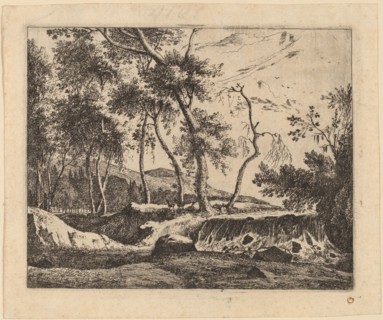 The Waterfall: pl.6. Creators: Roelant Roghman, Melchior Küsel.