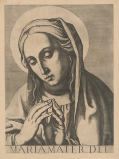 Bust of the Virgin, 1606/1607. Creator: Raffaello Schiaminossi.