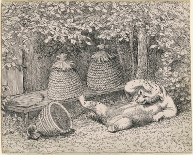 Bear Stung by Bees, 1865-1895. Creator: William Holbrook Beard.
