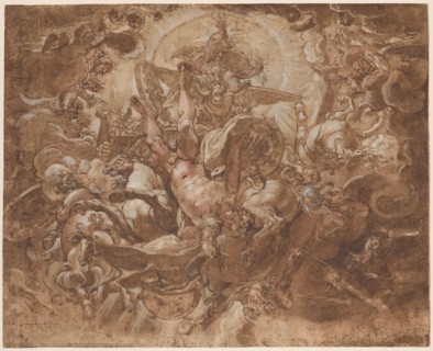 The Fall of Phaeton, c. 1591. Creator: Joseph Heintz the Elder.