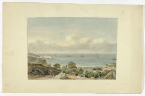 Mediterranean Seascape with Port, n.d. Creator: Nicholas Pocock.