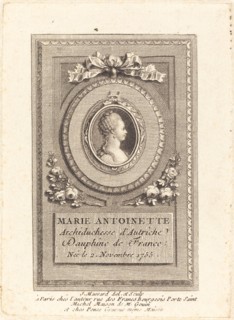 Marie-Antoinette. Creator: Jean-Baptiste-Raphael-Urbain Massard.