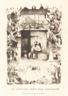 Le dernier jour d'un condamne, 1833. Creator: Célestin Nanteuil.