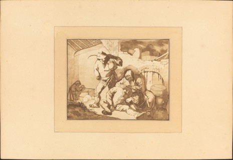 Peasant Scene, published 1782. Creator: Maria Catharina Prestel.